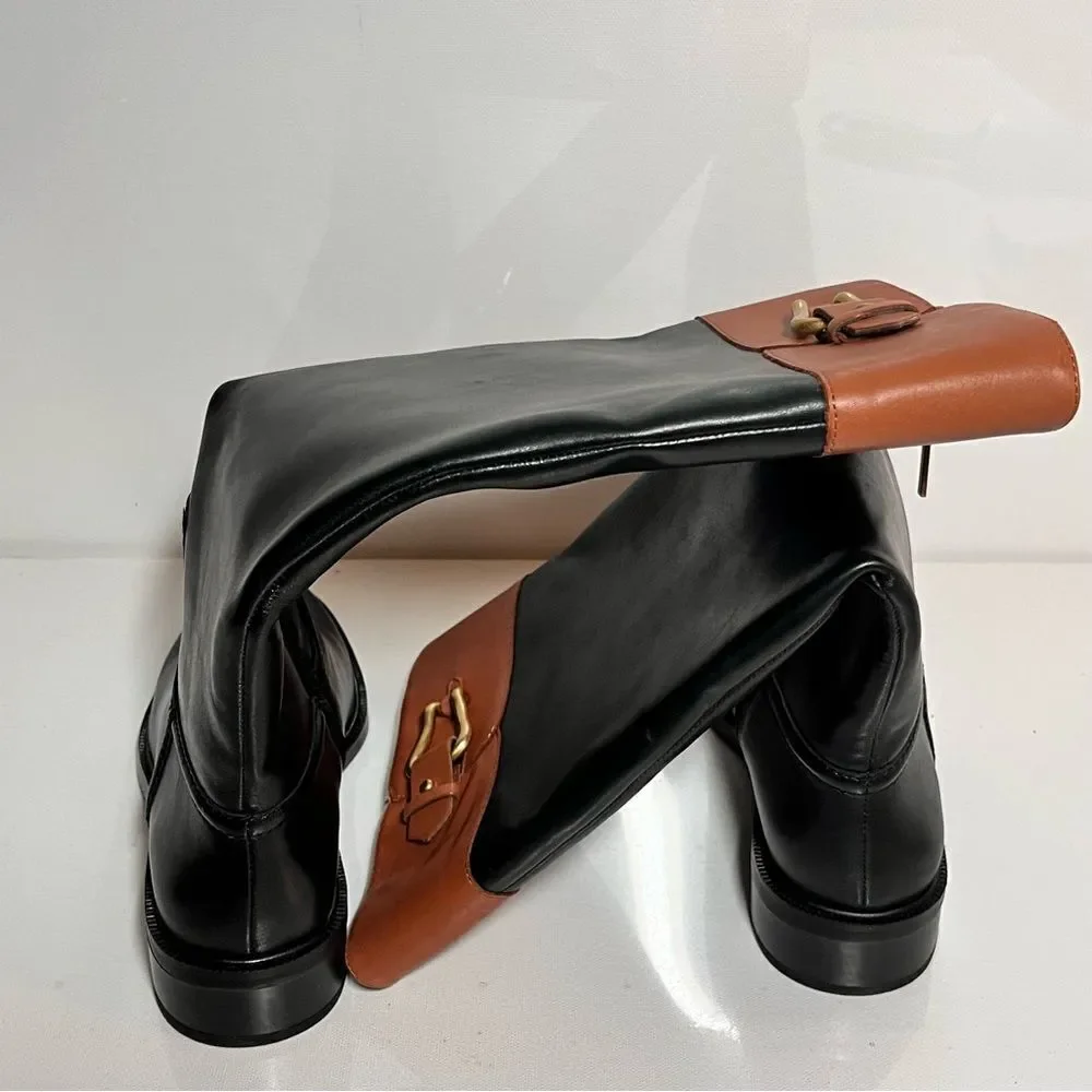 Vince Camuto Andalian Leather Riding Boots